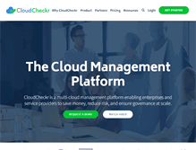 Tablet Screenshot of cloudcheckr.com